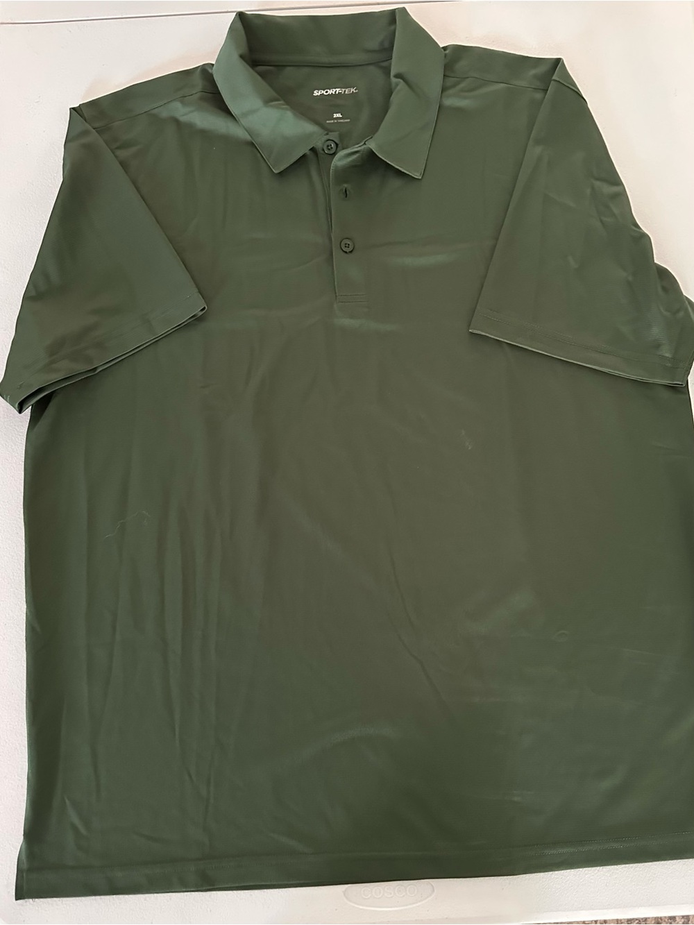 Sport-Tek Men's Olive Green‎ Performance Polo Shirt